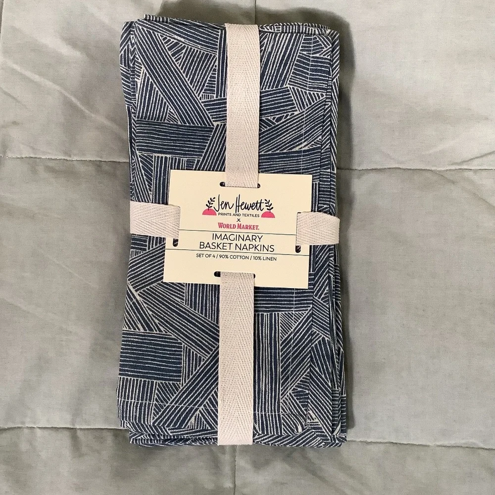 Jen Hewett World Market cotton linen napkins